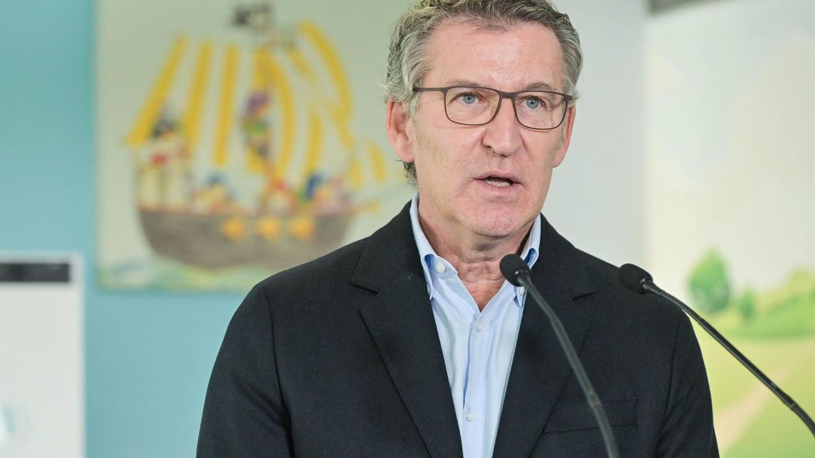 Feijóo pide disculpas por el error del PP en la reforma de las penas a etarras