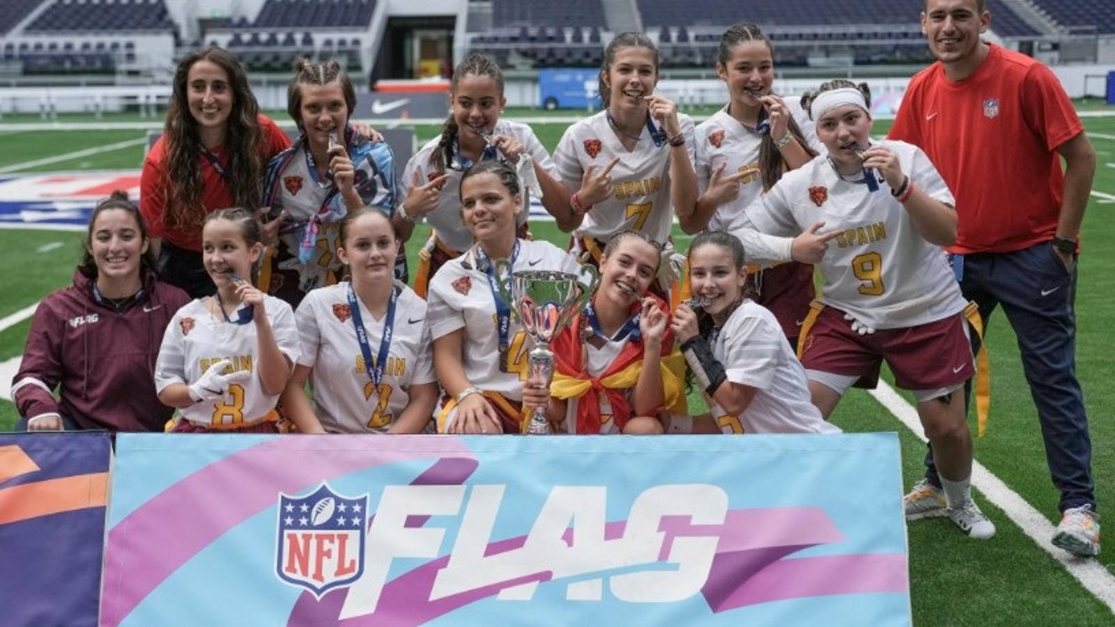 España se proclama campeona en la primera NFL Flag Continental Series en Londres