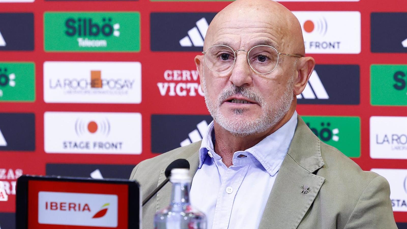 Luis de la Fuente señala la sobrecarga de partidos como causa de las lesiones