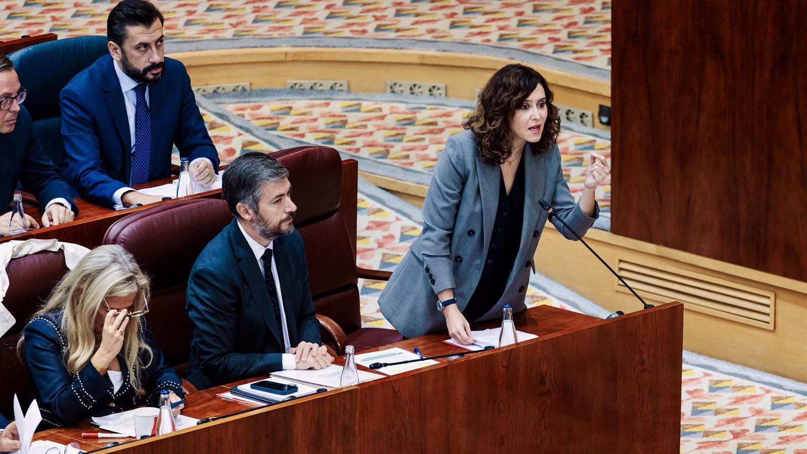 Ayuso critica la inacción del Gobierno central tras la DANA en el sureste de Madrid