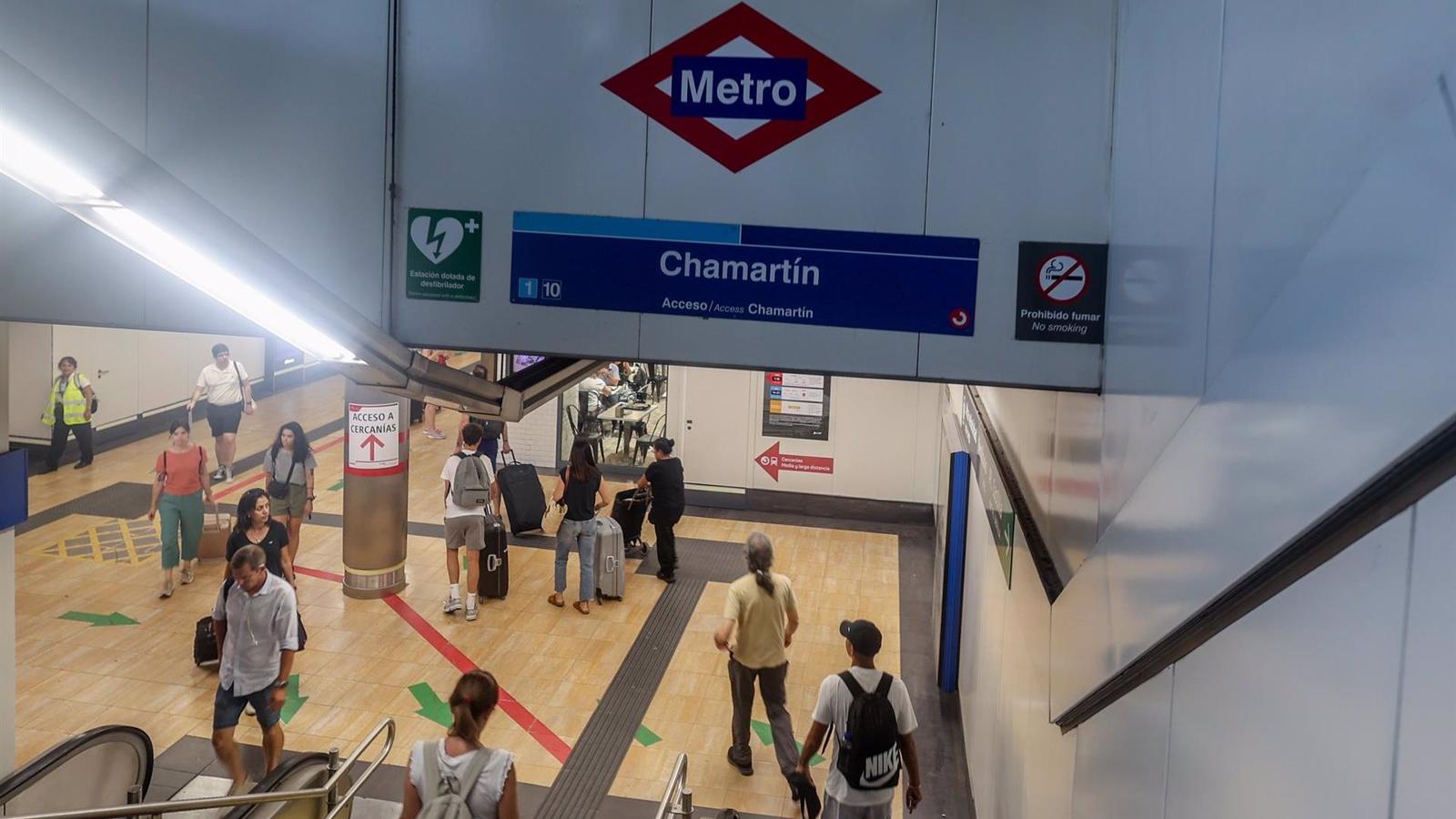 Metro Madrid refuerza la Línea 1 tras una incidencia en el túnel entre Atocha y Chamartín