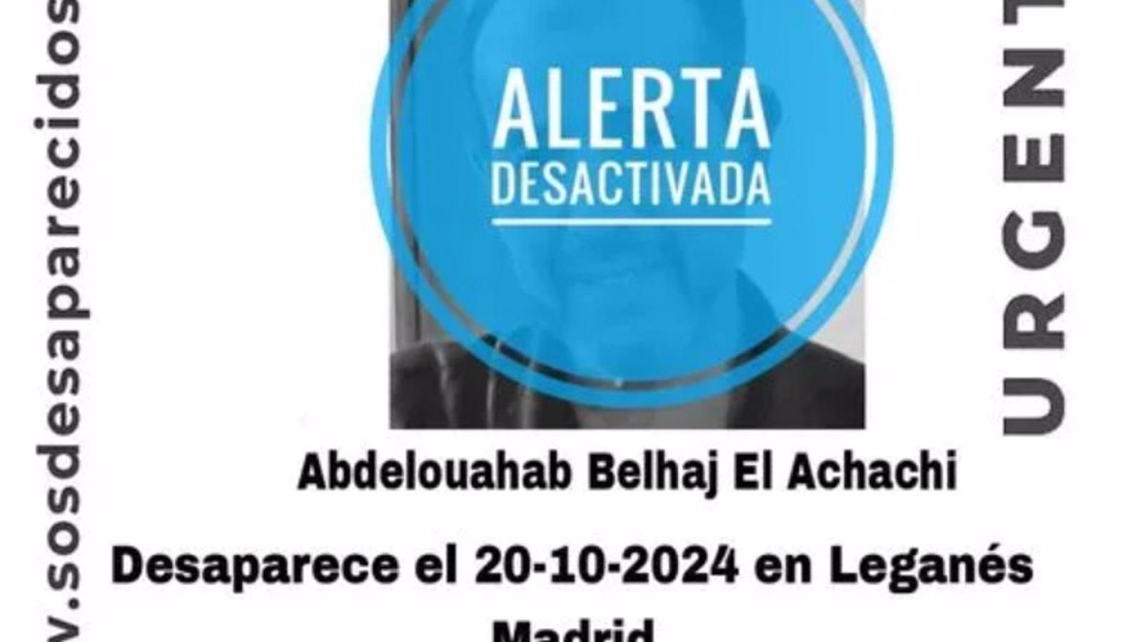 Localizado el hombre de origen marroquí que desapareció en Leganés