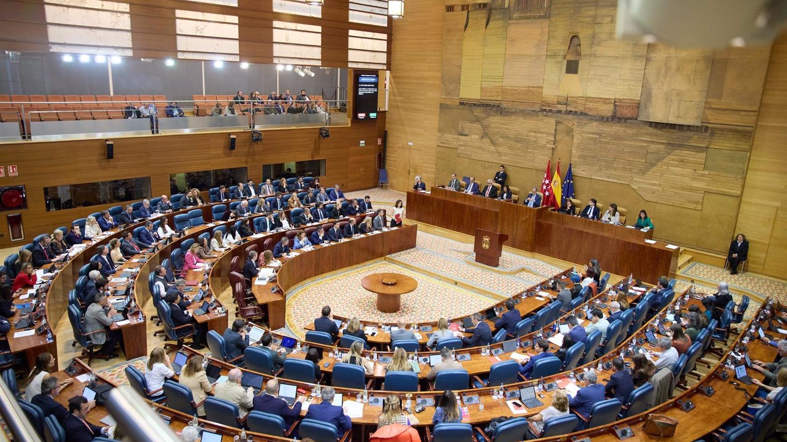 Jóvenes se manifiestan frente a la Asamblea por la pérdida de "libertad y pluralidad" del Consejo de la Juventud