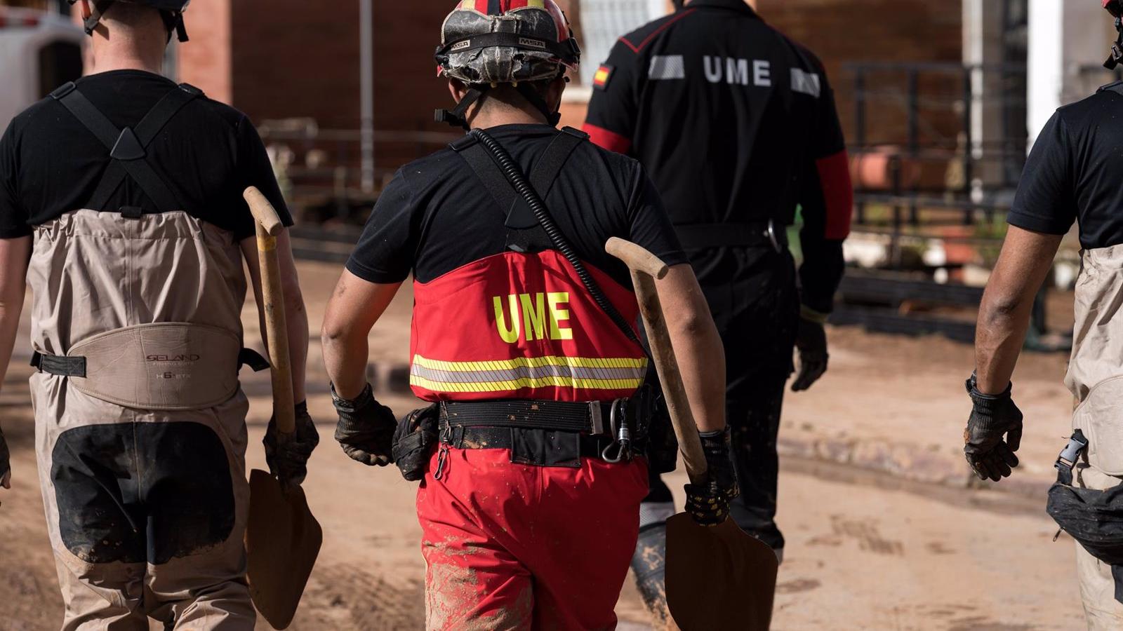 El general de la UME pide paciencia ante la complejidad de la DANA
