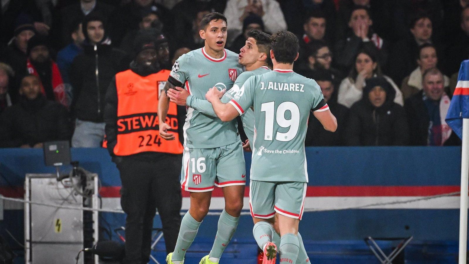 Atlético de Madrid logra un épico triunfo 1-2 ante el PSG 