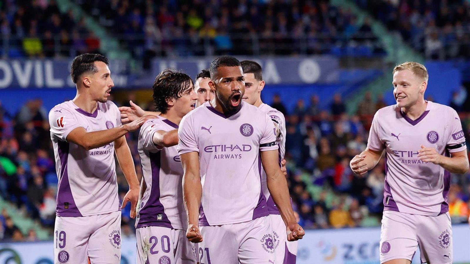 El Girona triunfa ante el Getafe