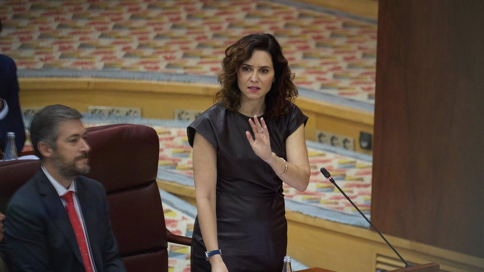 Ayuso pide destinar fondos a la DANA y no a pactos con independentistas