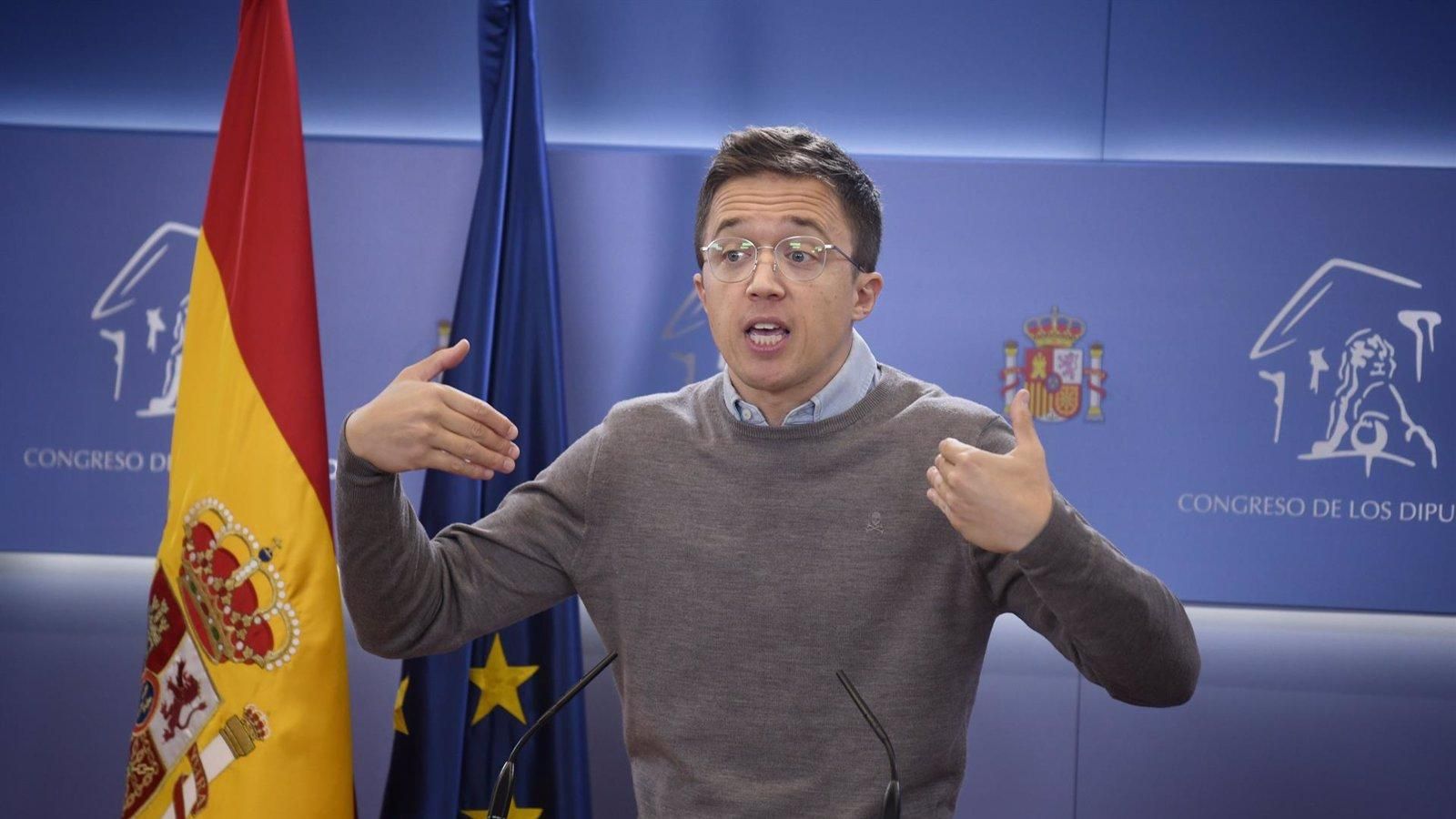 El exdiputado Íñigo Errejón tacha de "falsa" la denuncia de Mouliaá