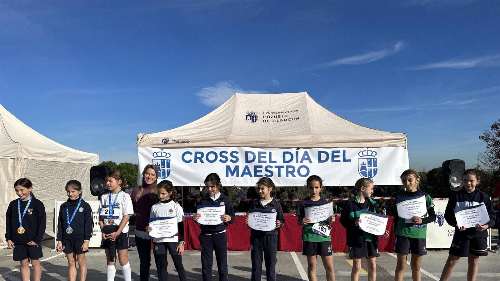 1.700 alumnos compiten en el Cross Día del Maestro en el Parque Forestal Adolfo Suárez de Pozuelo