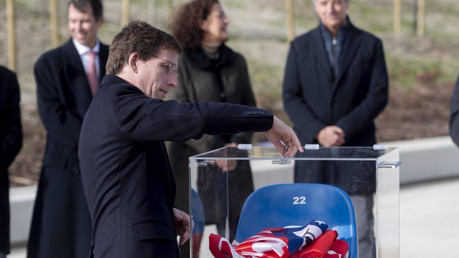 Inaugurado el parque del Atlético de Madrid, el nuevo espacio verde de Madrid Río