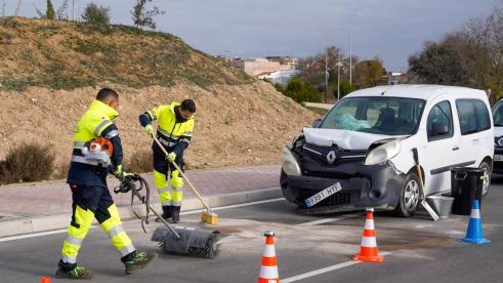 Torrejón presenta un servicio exprés para limpiar desechos generados por accidentes viales