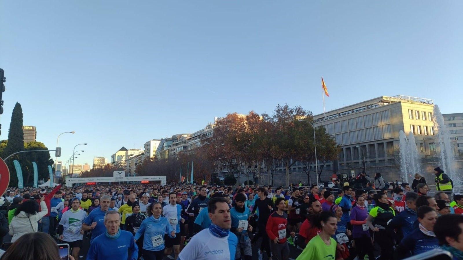 Más de 27.000 corredores participan en la Carrera de las Empresas en Madrid