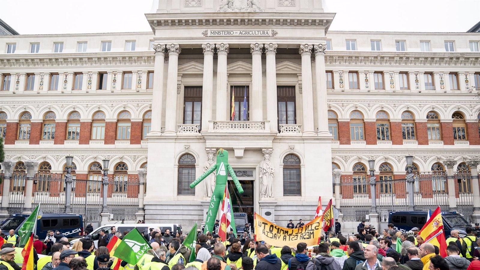 Agricultores y ganaderos regresan a Madrid para protestar por el acuerdo con Mercosur