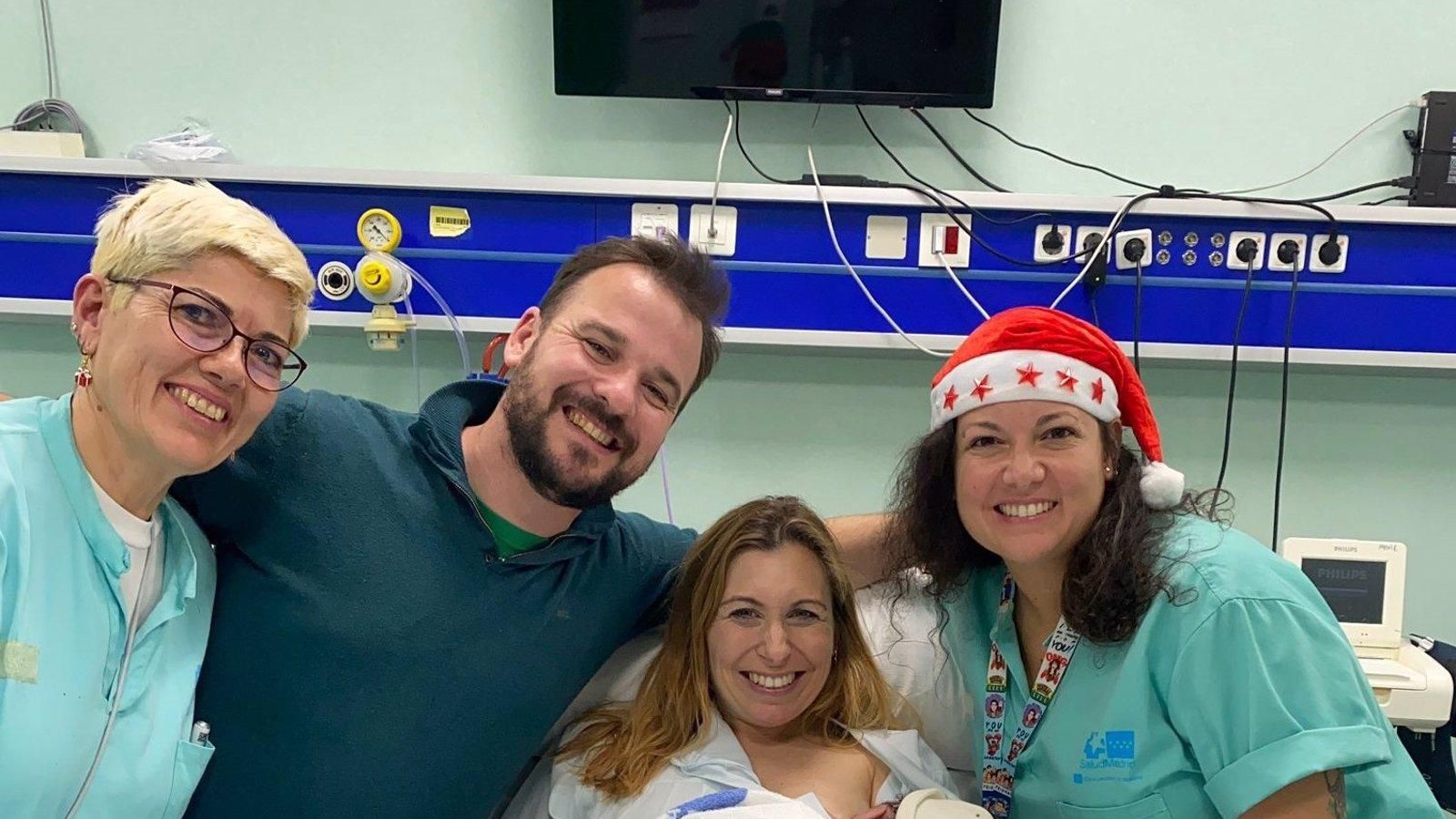 Lucía, el primer bebé madrileño de 2025