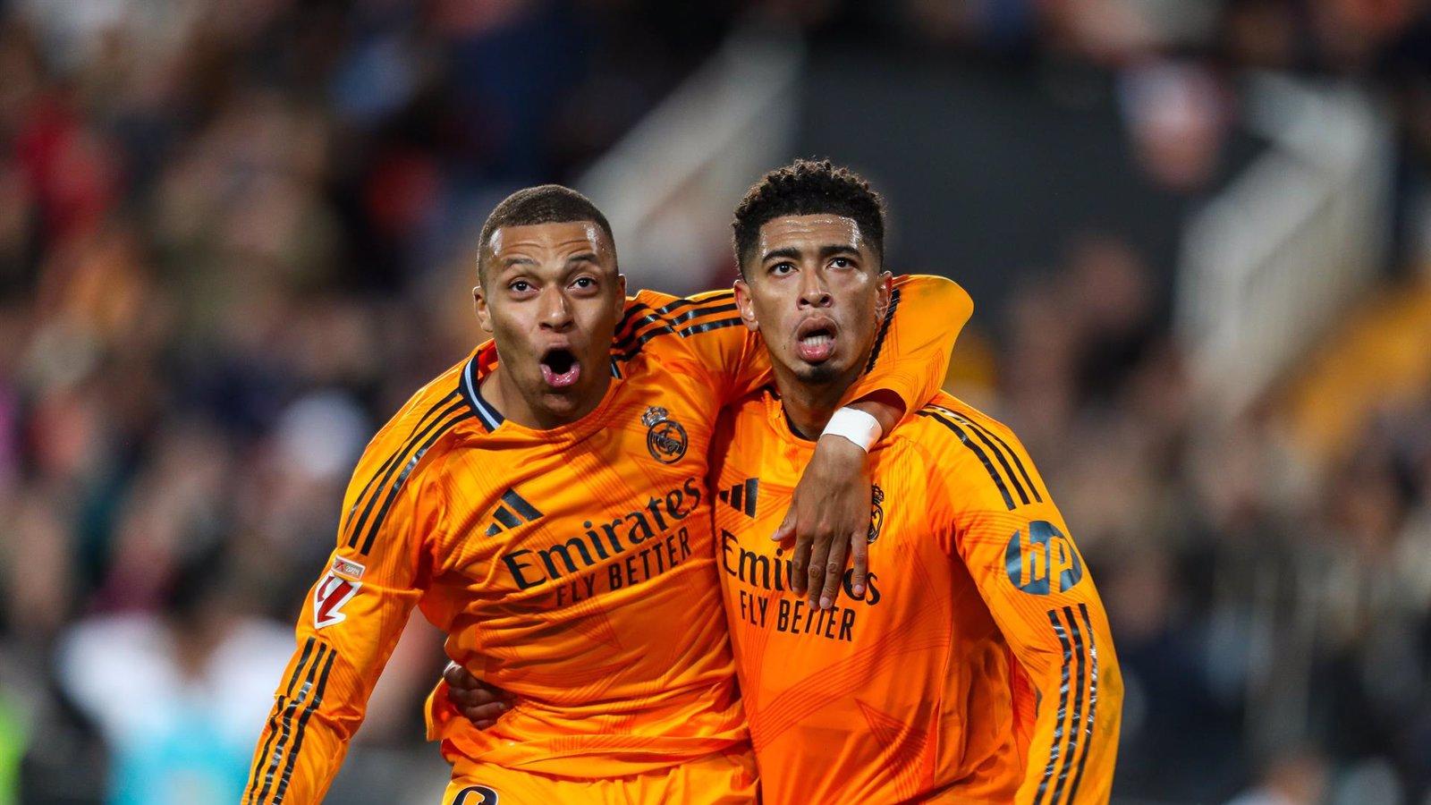 El Real Madrid vence al Valencia con un ajustado 1-2