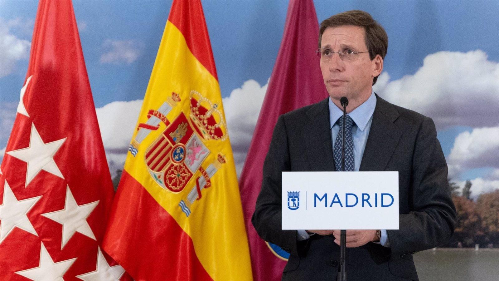 Almeida acusa al PSOE de "coartar la acción de la Justicia" con su nueva propuesta legislativa