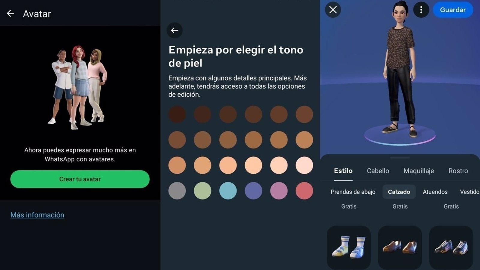 WhatsApp mejora el realismo de sus avatares