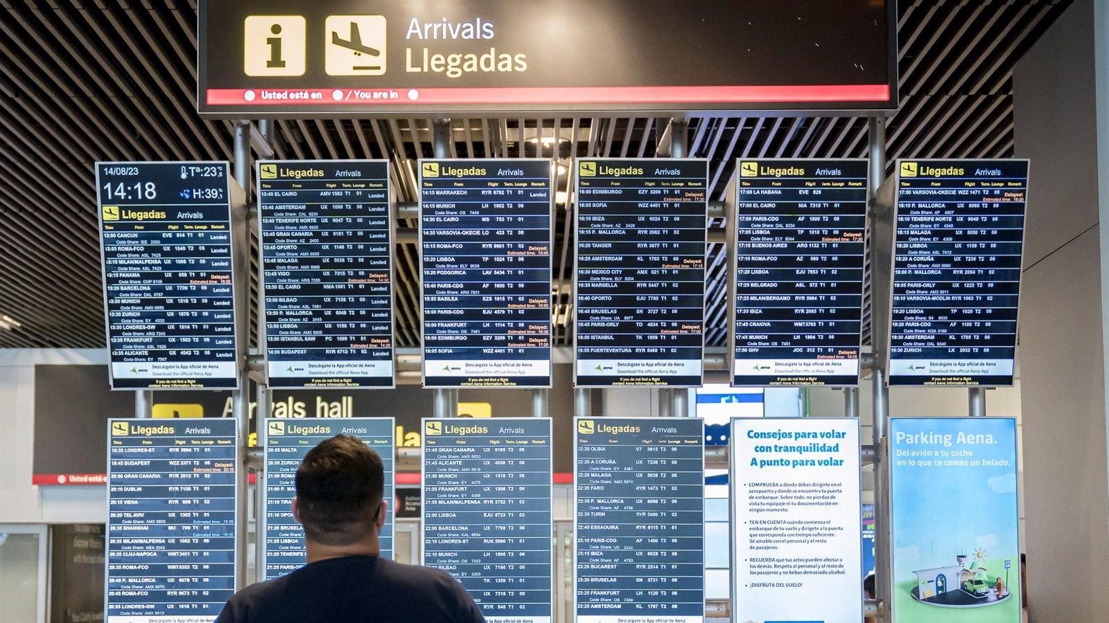Barajas cerró 2024 con récord histórico de pasajeros, que crecen un 9,9% hasta los 66,19 millones