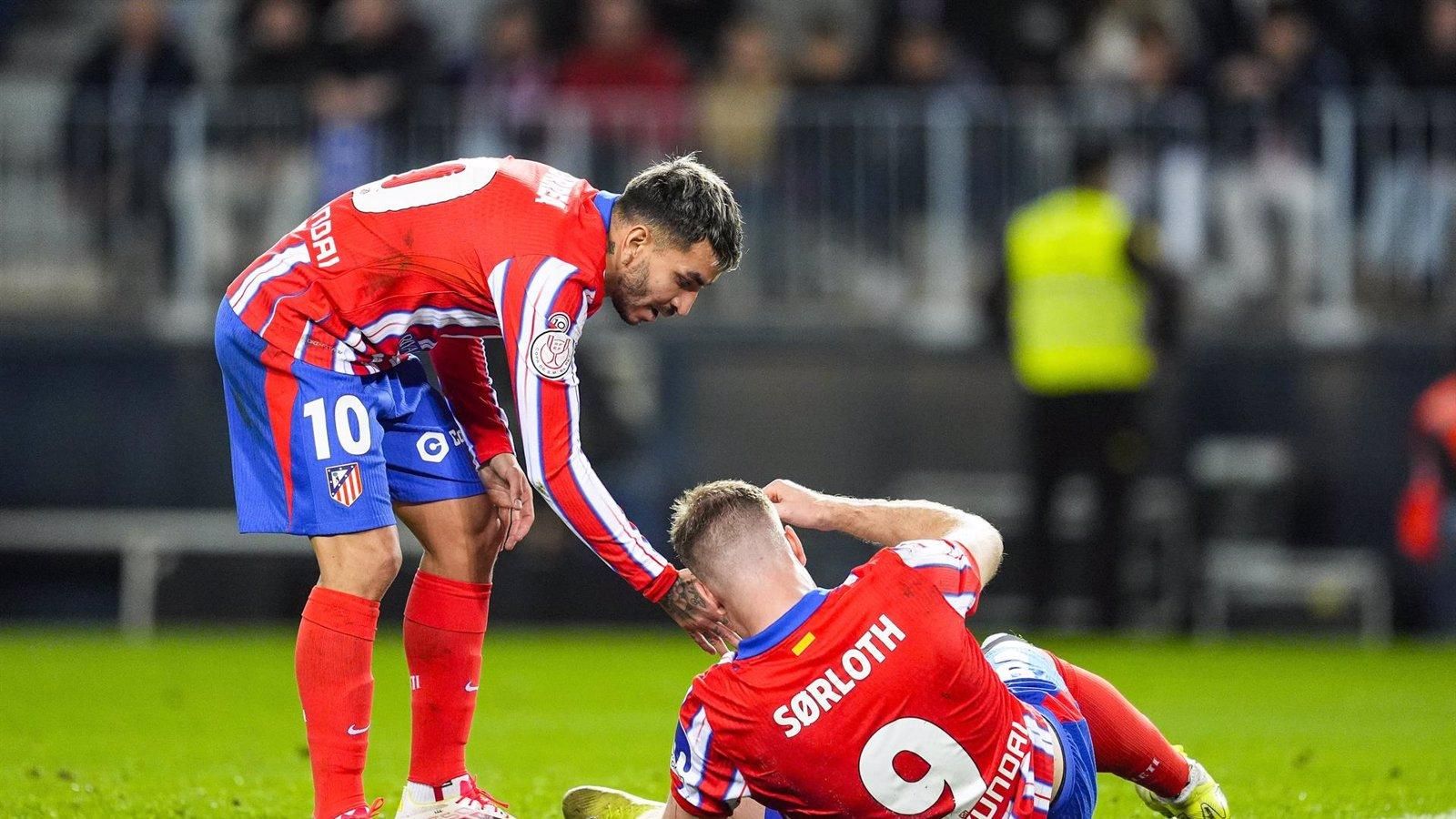  Sorloth, baja indefinida por una lesión de grado moderado