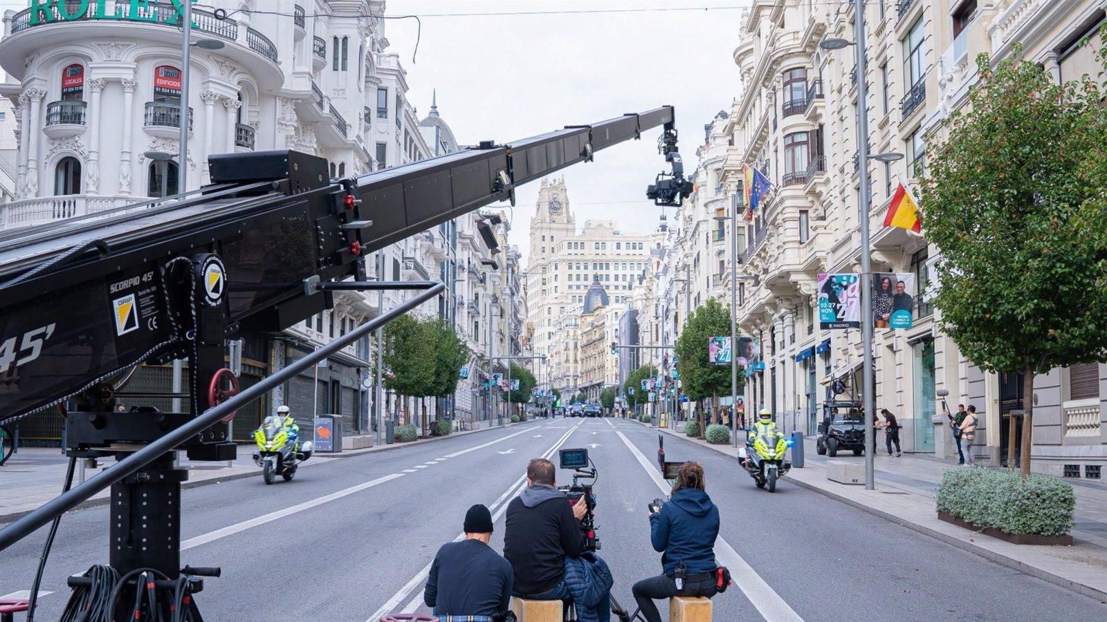 Madrid, escenario de 41 películas, 53 series y 430 anuncios en 2024