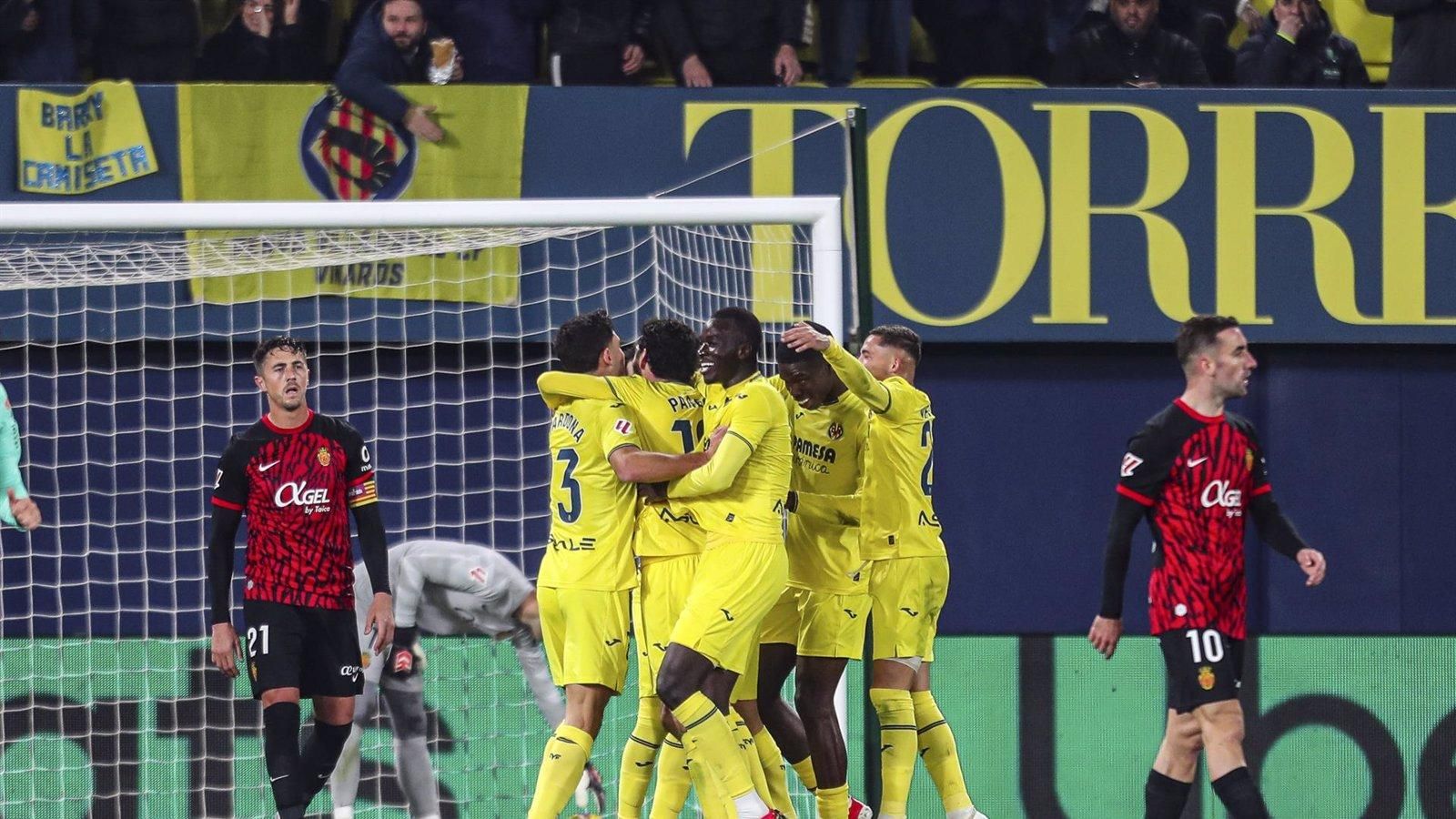 El Villarreal vence al Mallorca en 8 minutos