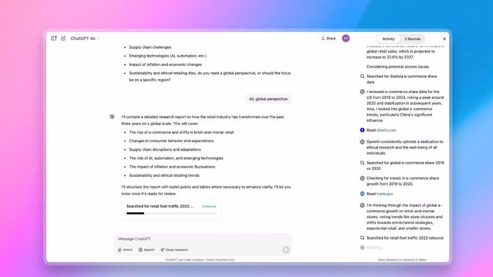 OpenAI lanza Deep Research, la IA para investigación avanzada
