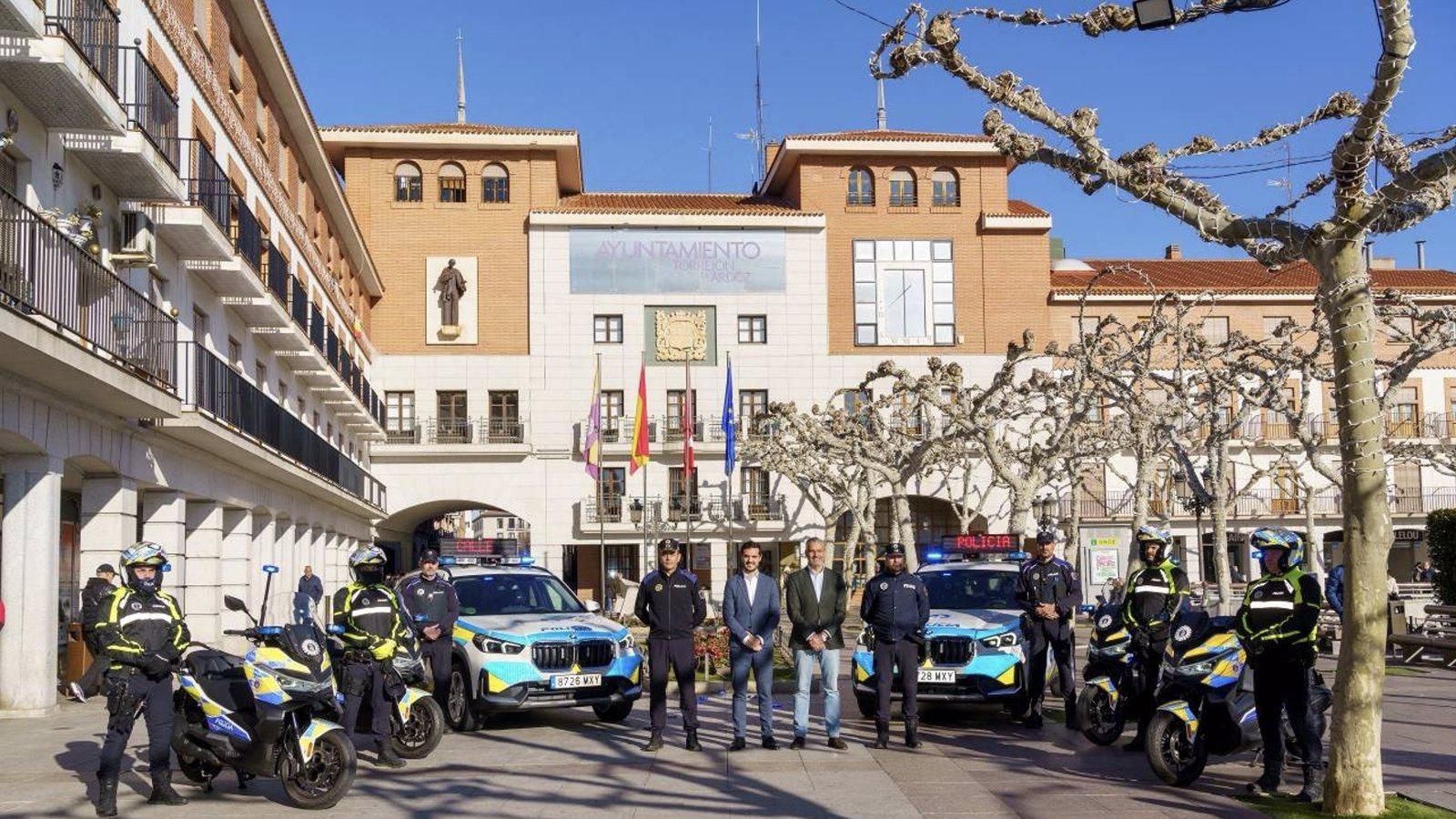 La Policía Local de Torrejón de Ardoz incorpora nuevos vehículos y motocicletas