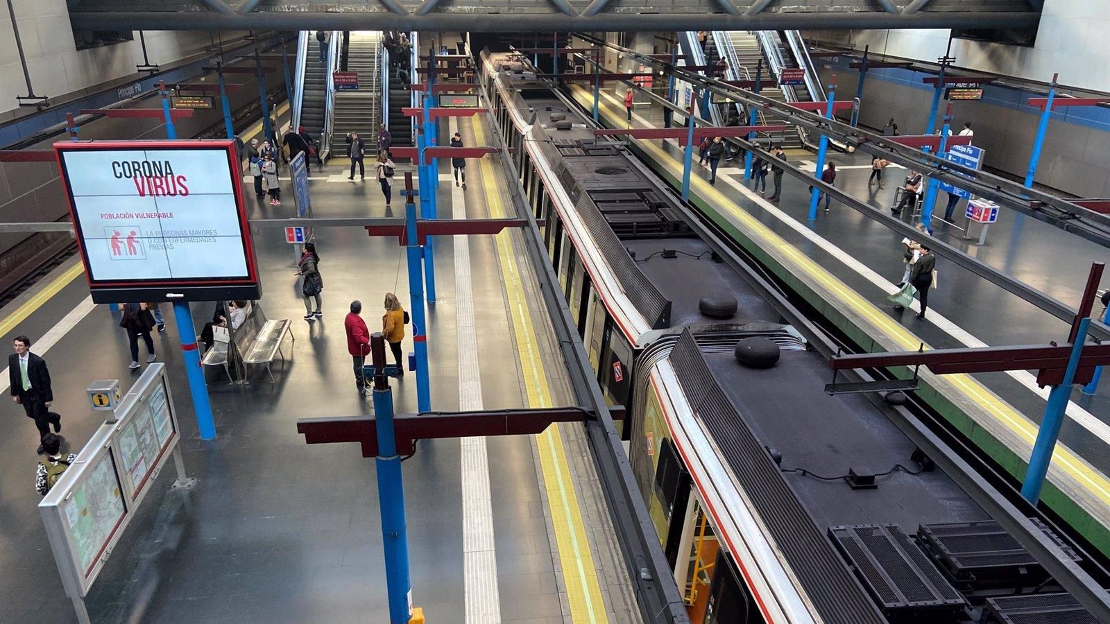 La Policía investiga el arrollamiento mortal de un hombre por un tren en Príncipe Pío