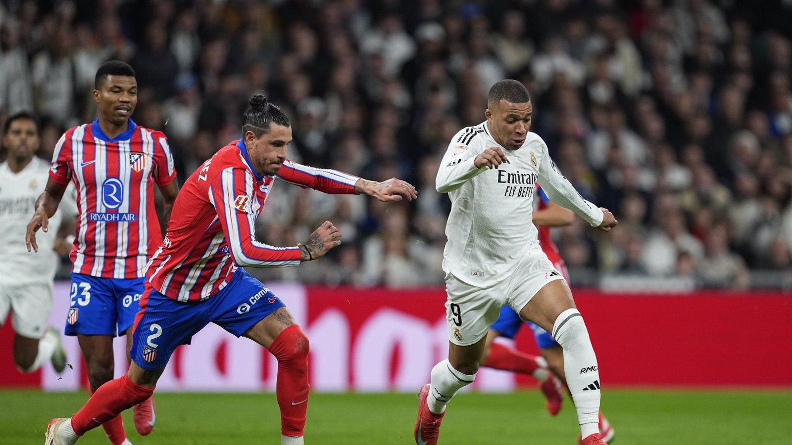 Empate en el derbi madrileño entre Real Madrid y Atlético de Madrid