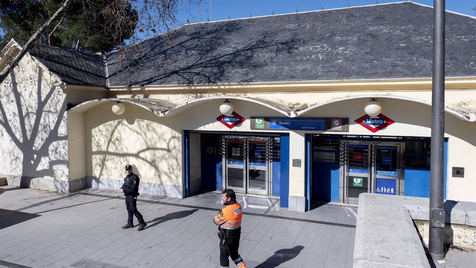 Detenidos dos jóvenes por intentar vandalizar trenes del Metro de Madrid en el zoo