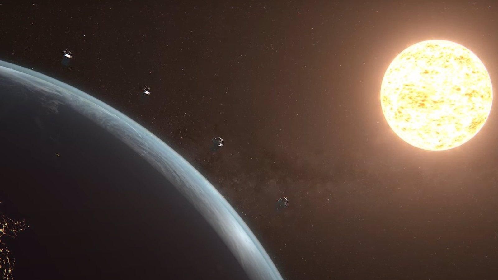 Siete planetas 'desfilan' por última vez hasta 2040