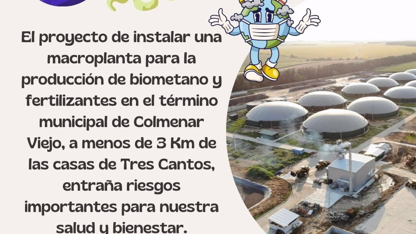 Vecinos de Tres Cantos rechazan la instalación de una macroplanta por "salud y seguridad"