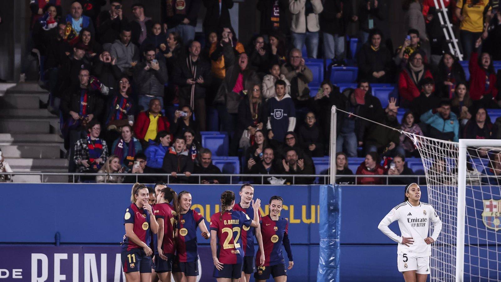 El Barça Femenino vuelve a imponerse al Real Madrid y sella su pase a la final de la Copa de la Reina