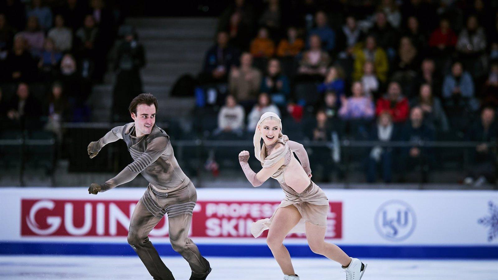 Smart-Dieck y Guarino compiten por una plaza olímpica en el Mundial de Patinaje de Boston