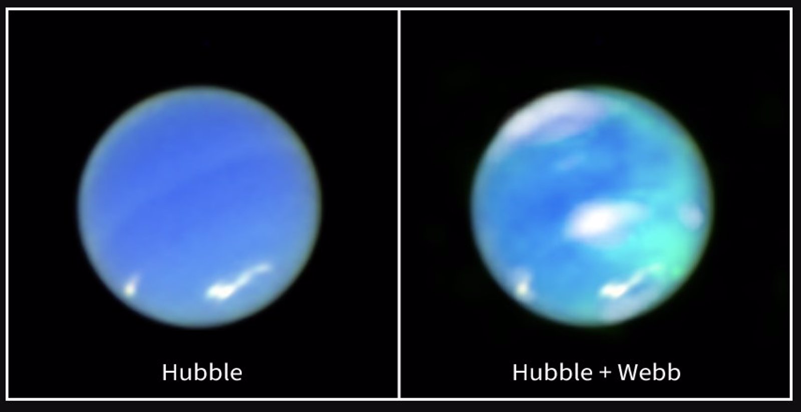 El telescopio Webb detecta auroras por primera vez en Neptuno