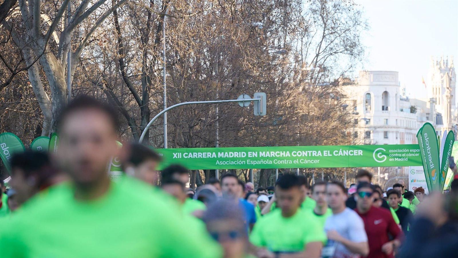 Madrid se viste de verde en la lucha contra el cáncer