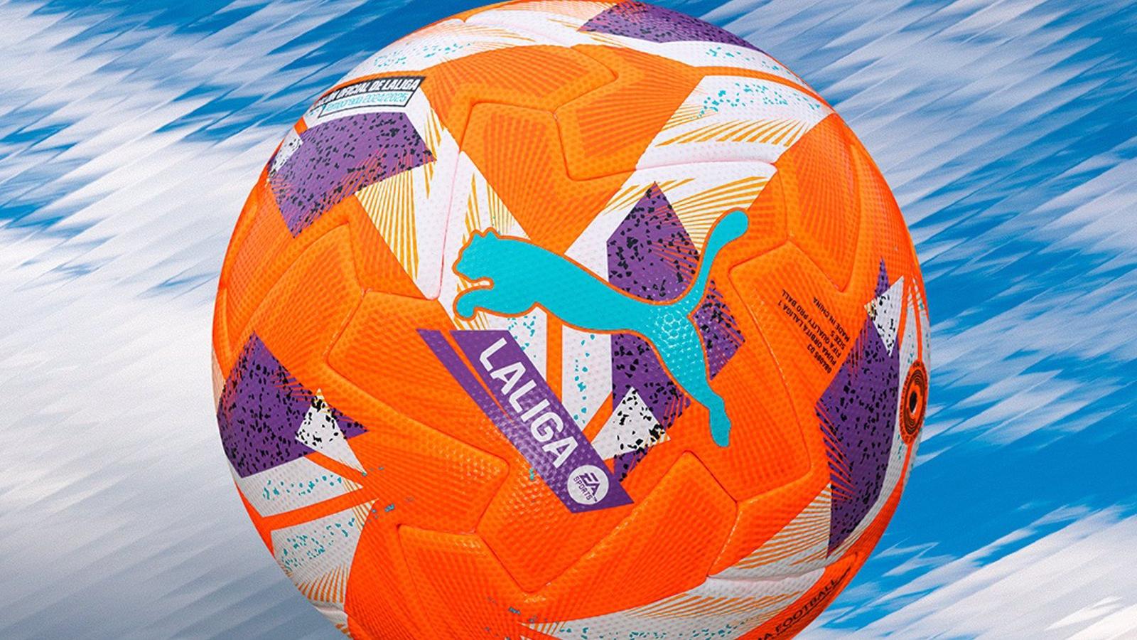 El nuevo balón ORBITA ORANGE acompañará a los aficionados en el tramo final de LaLiga