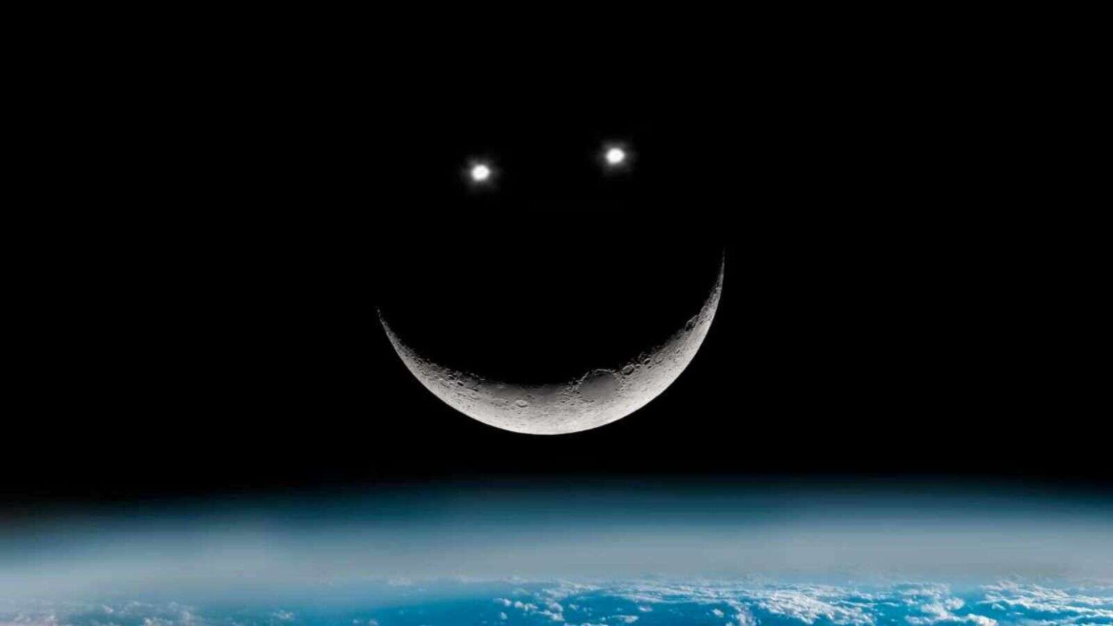 La Luna, Venus y Saturno dibujarán una "cara sonriente" en el cielo