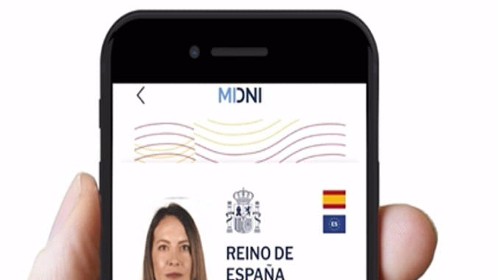 El DNI digital podrá usarse desde el móvil con la app oficial MiDNI