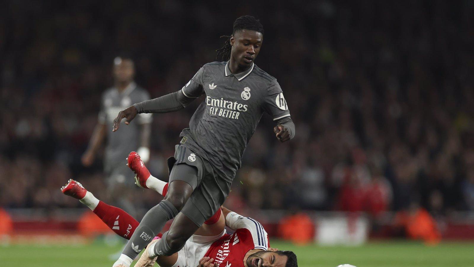 Camavinga ausente en el partido de vuelta de cuartos ante el Arsenal por sanción