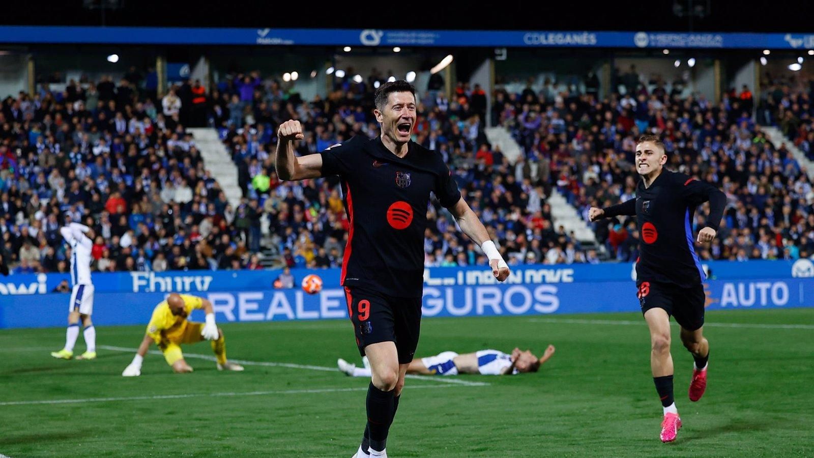 El FC Barcelona vence por la mínima al CD Leganés en un disputado encuentro