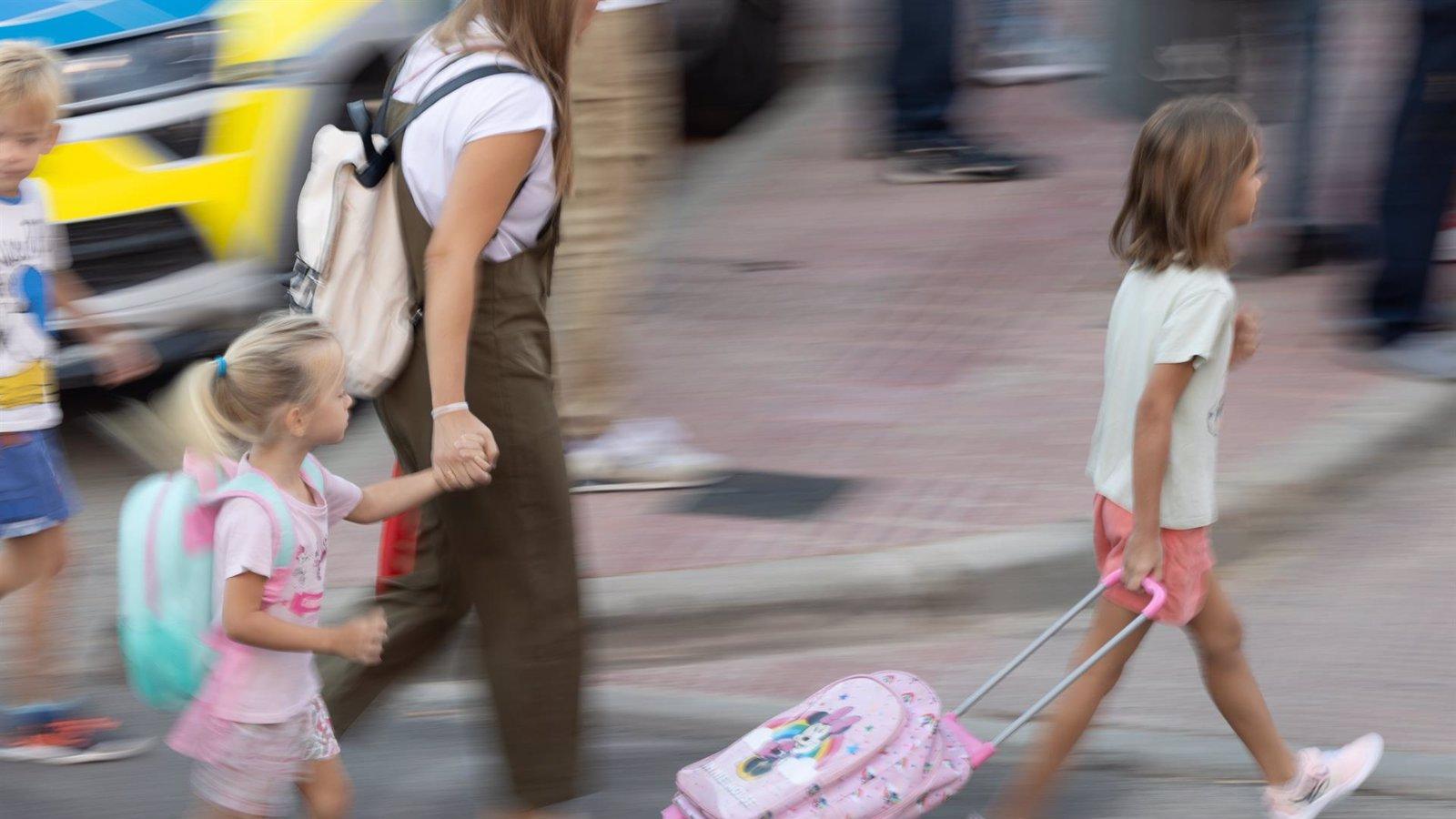 La actividad regresa con normalidad a los colegios madrileños