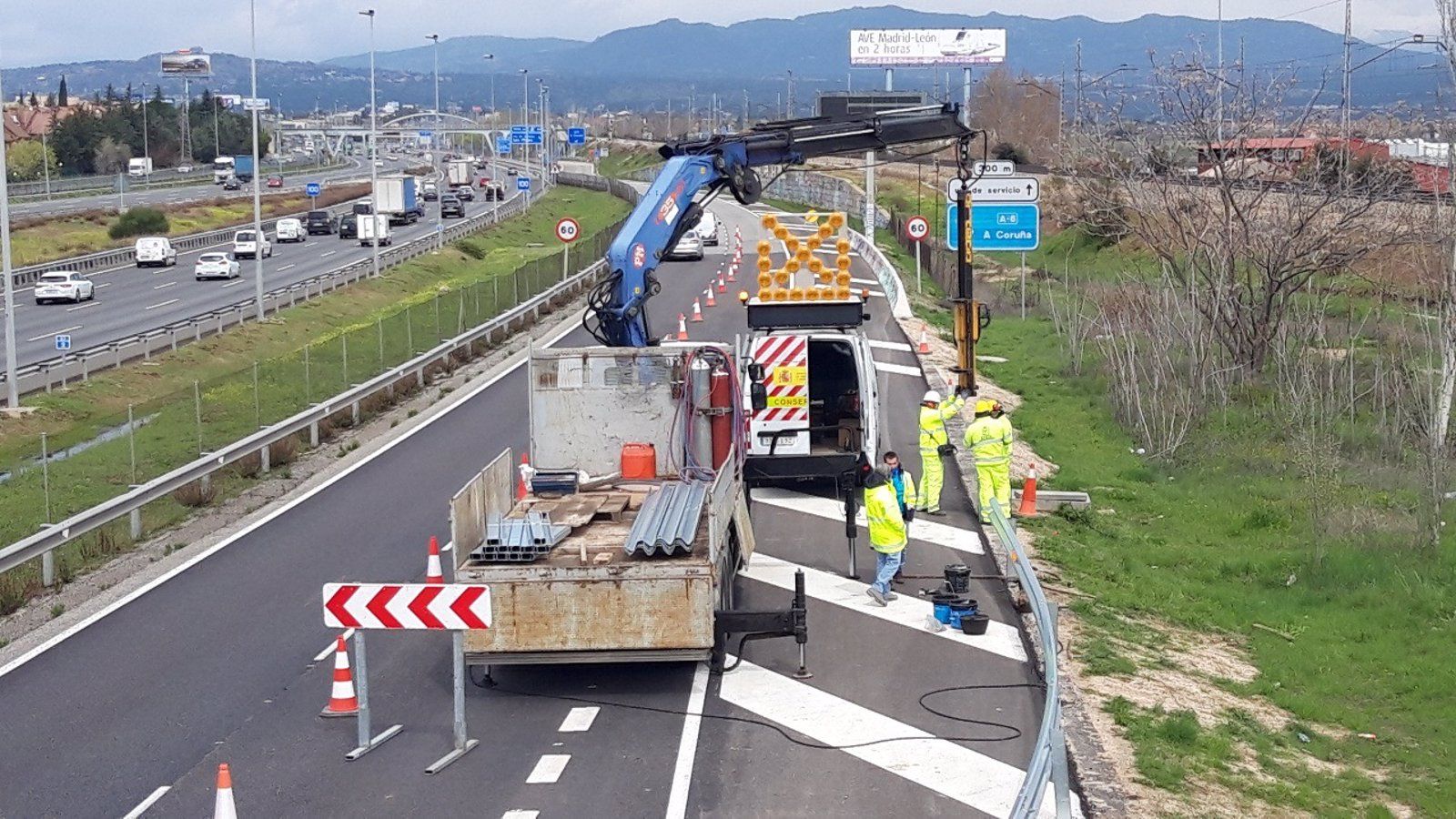La Comunidad de Madrid defiende las obras como necesarias para un transporte público más eficiente