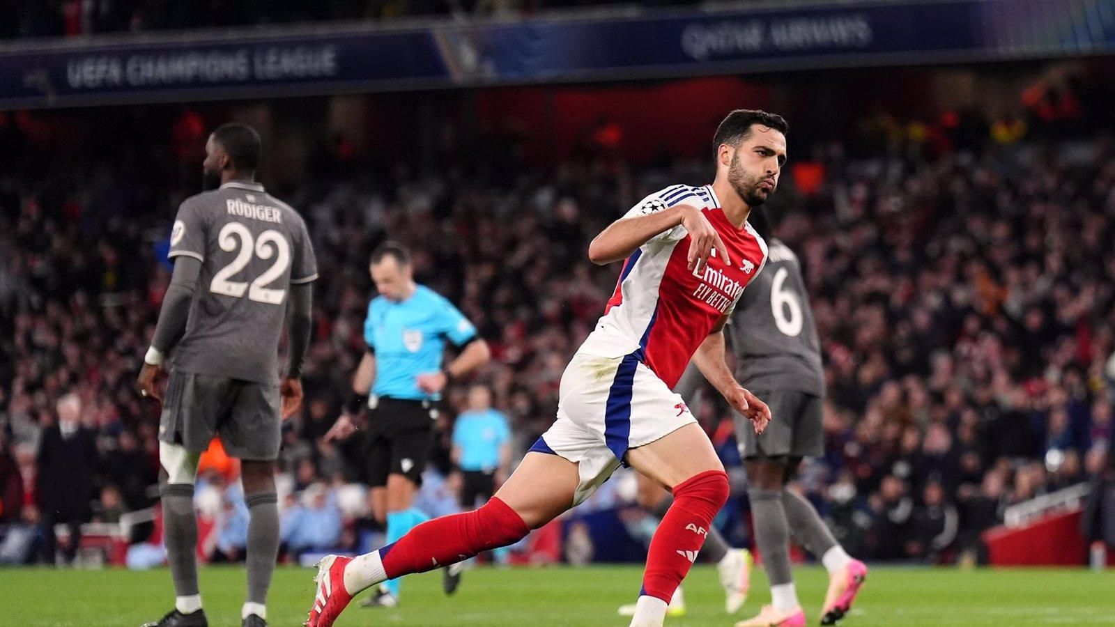 El Real Madrid cae goleado 3-0 por un demoledor Arsenal