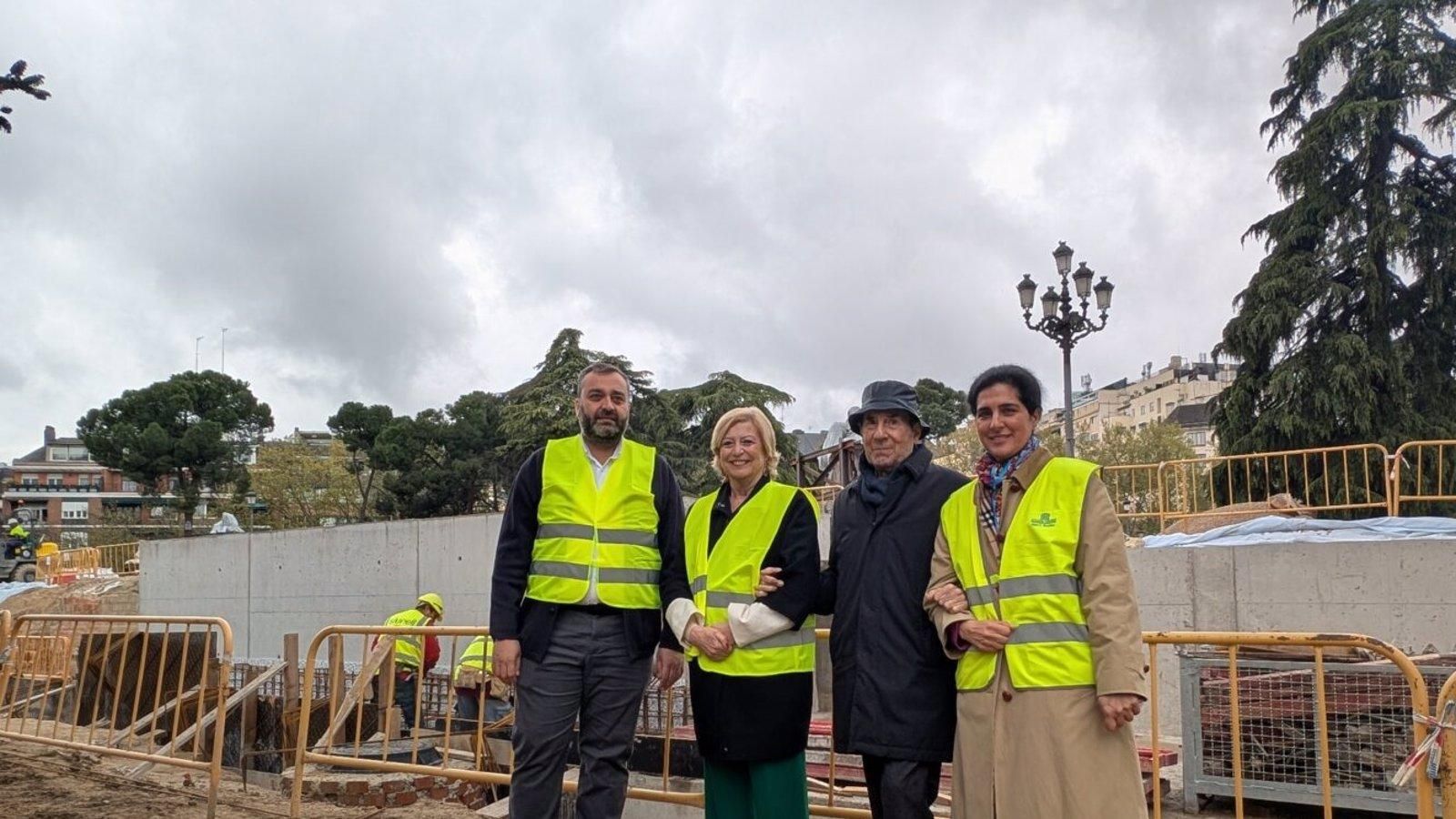 Avanzan las obras en los jardines de Sabatini para frenar el "importante nivel de degradación" de sus elementos