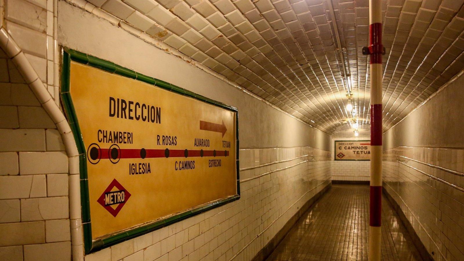 El Metro de Madrid inicia obras de restauración en la emblemática estación de Chamberí