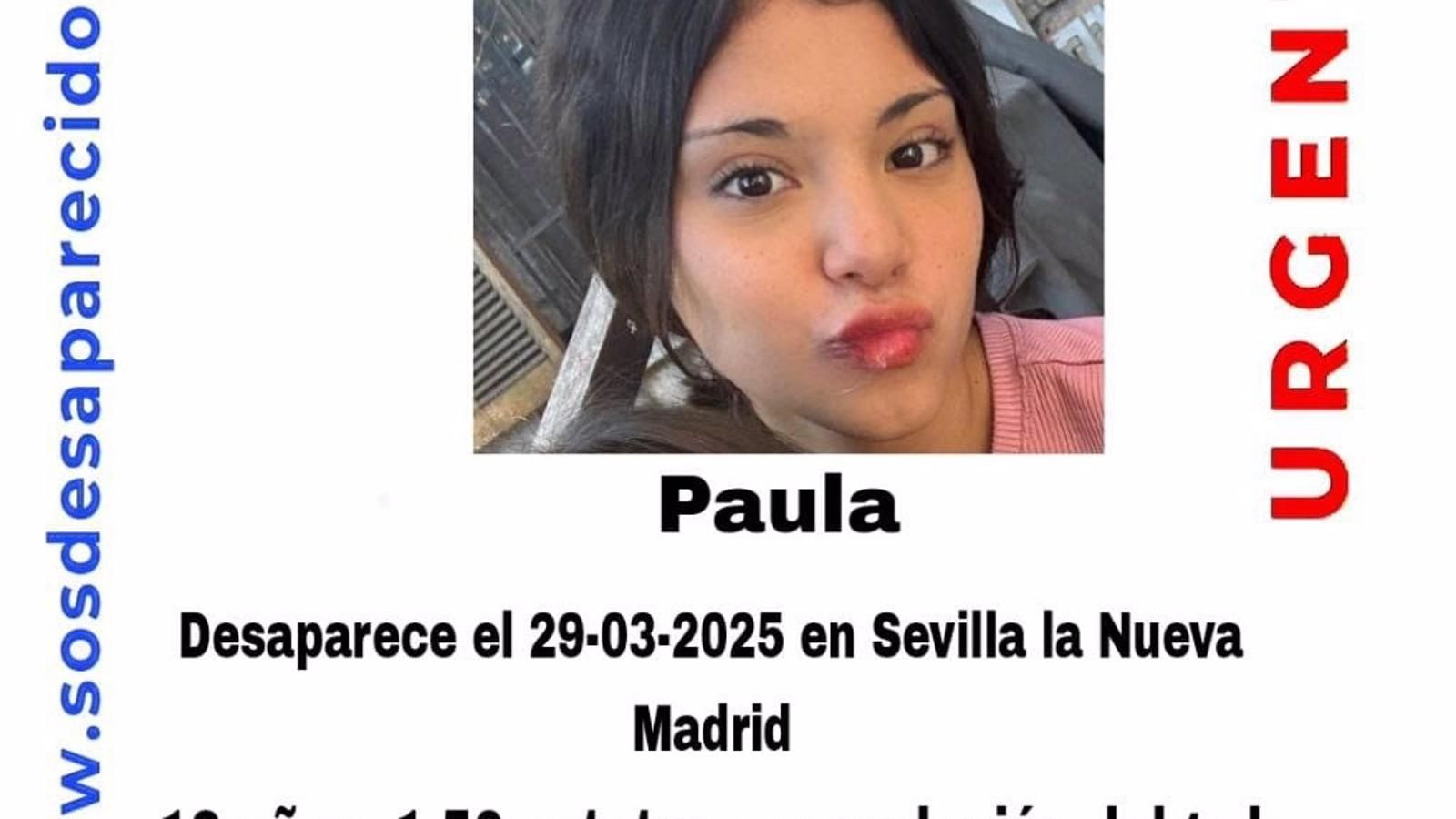 Desaparece una menor de 13 años en Sevilla la Nueva desde el 29 de marzo