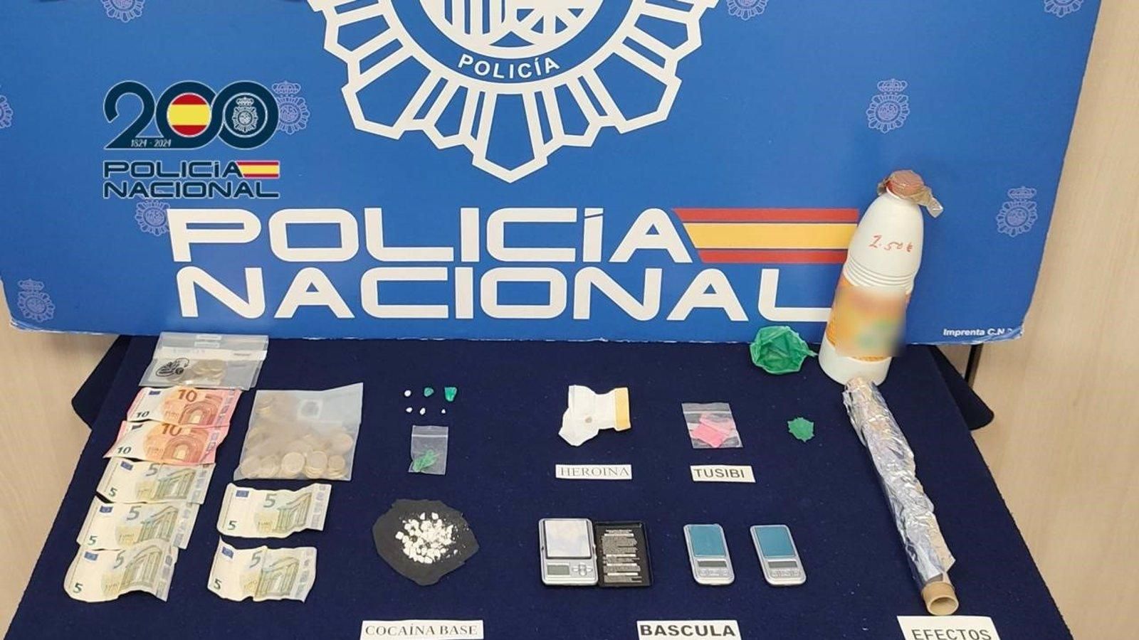 Desmantelan un narcopiso y detienen a dos personas en el distrito Centro de Madrid
