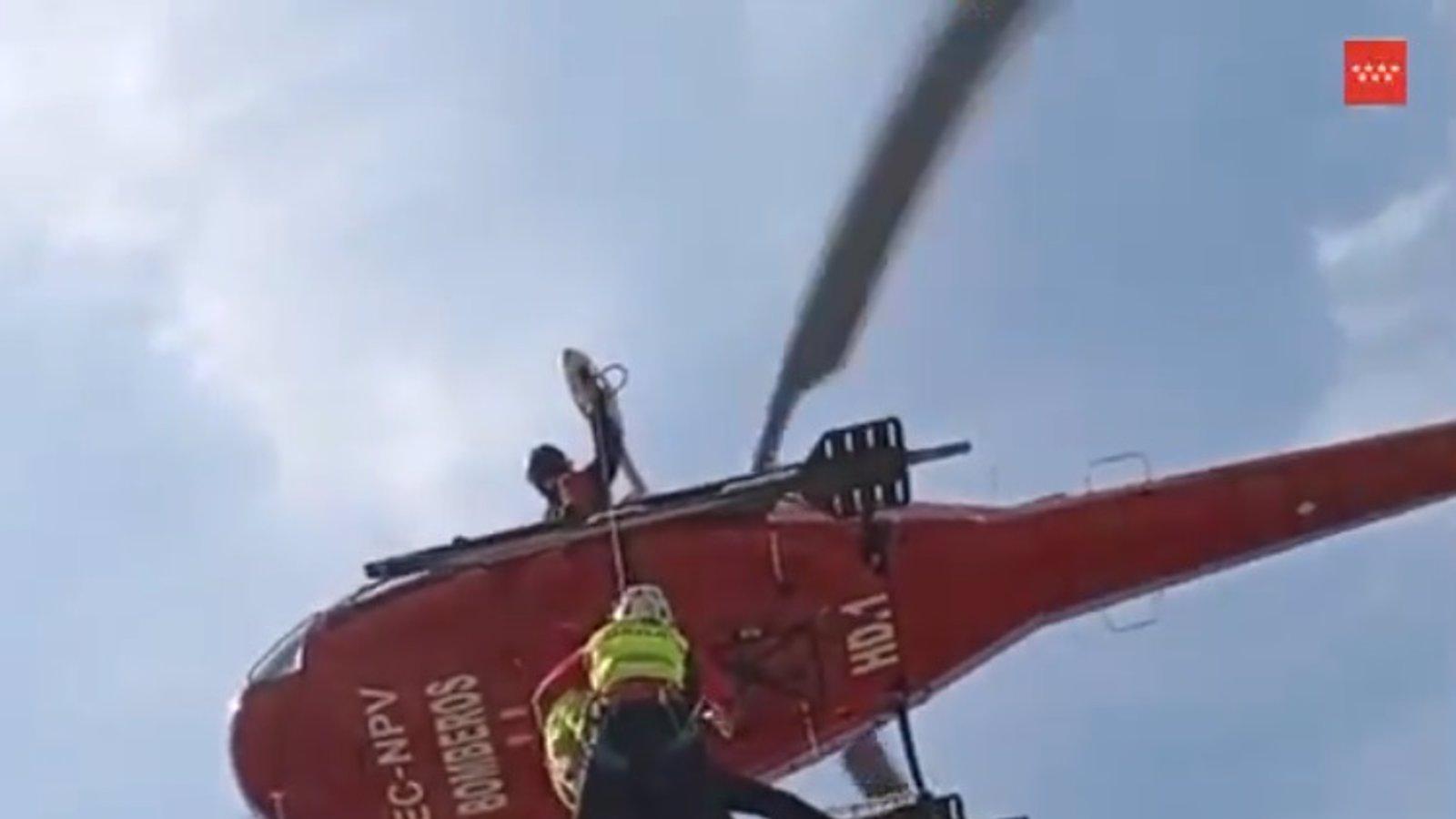 Los servicios de emergencia auxilian a escalador lesionado en La Pedriza