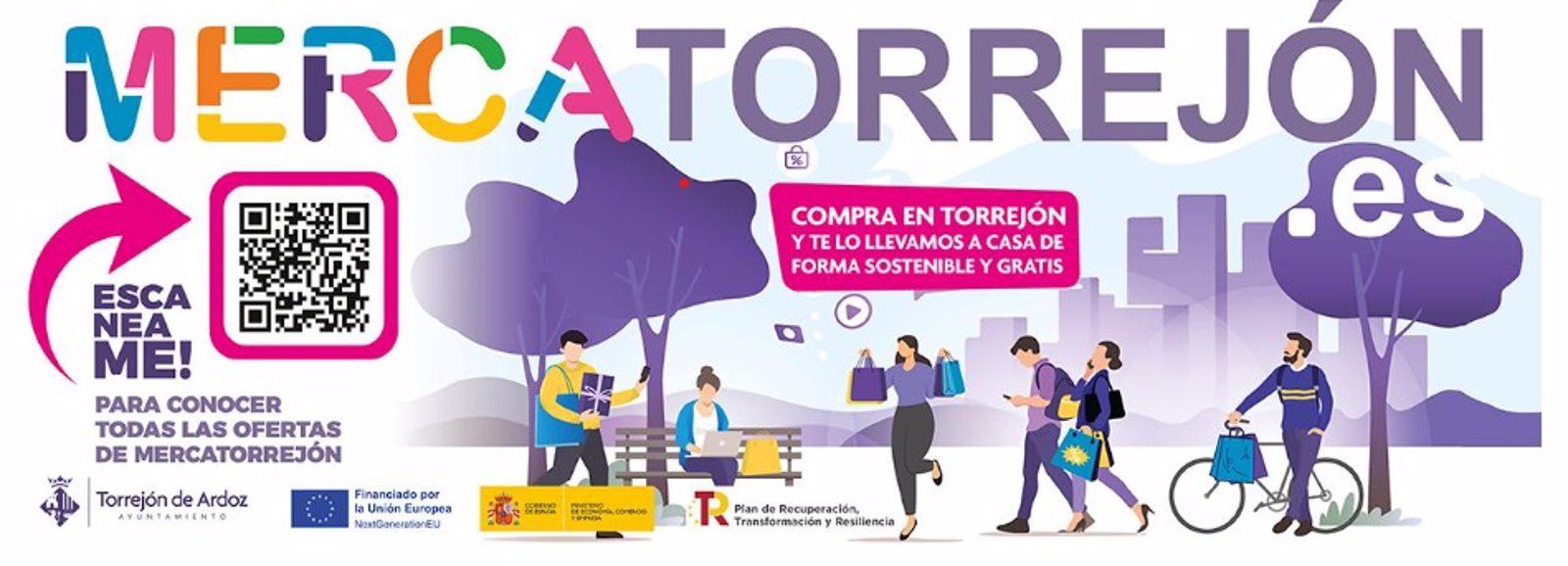 Torrejón lanza "Mercatorrejón", una plataforma digital para impulsar el comercio local